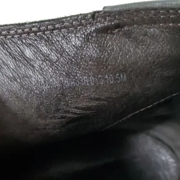 John Varvatos Black Leather Chukka Boots Men's Size 10.5